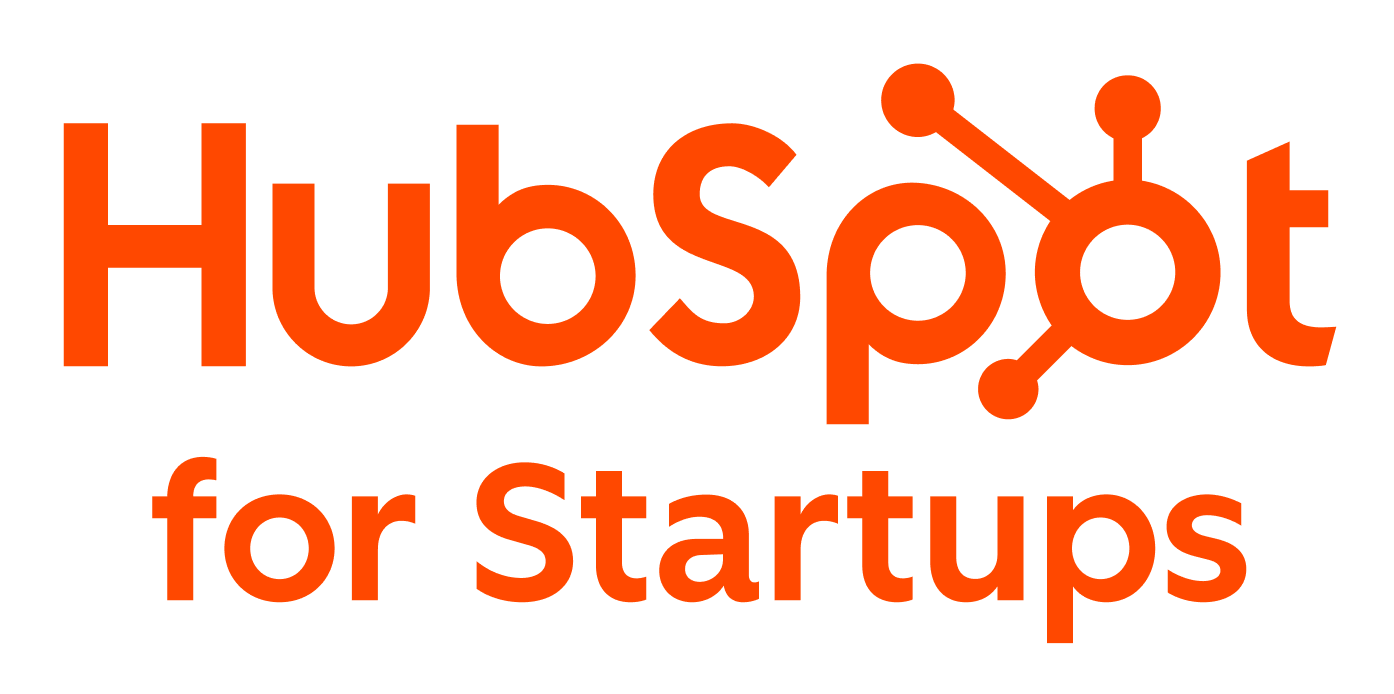 Wordmark_HubSpot for Startups_Center_Orange
